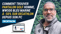 Tuto N°17 - Comment trouver Pantalon golf homme, WW500 bleu marine à -50% sur DECATHLON depuis son PC (MP4)