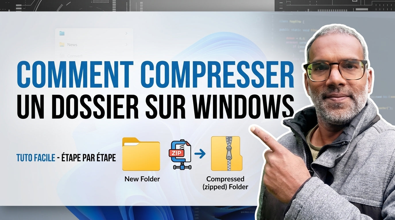 Tuto N°6 - Comment compresser un dossier sur Windows (MP4)