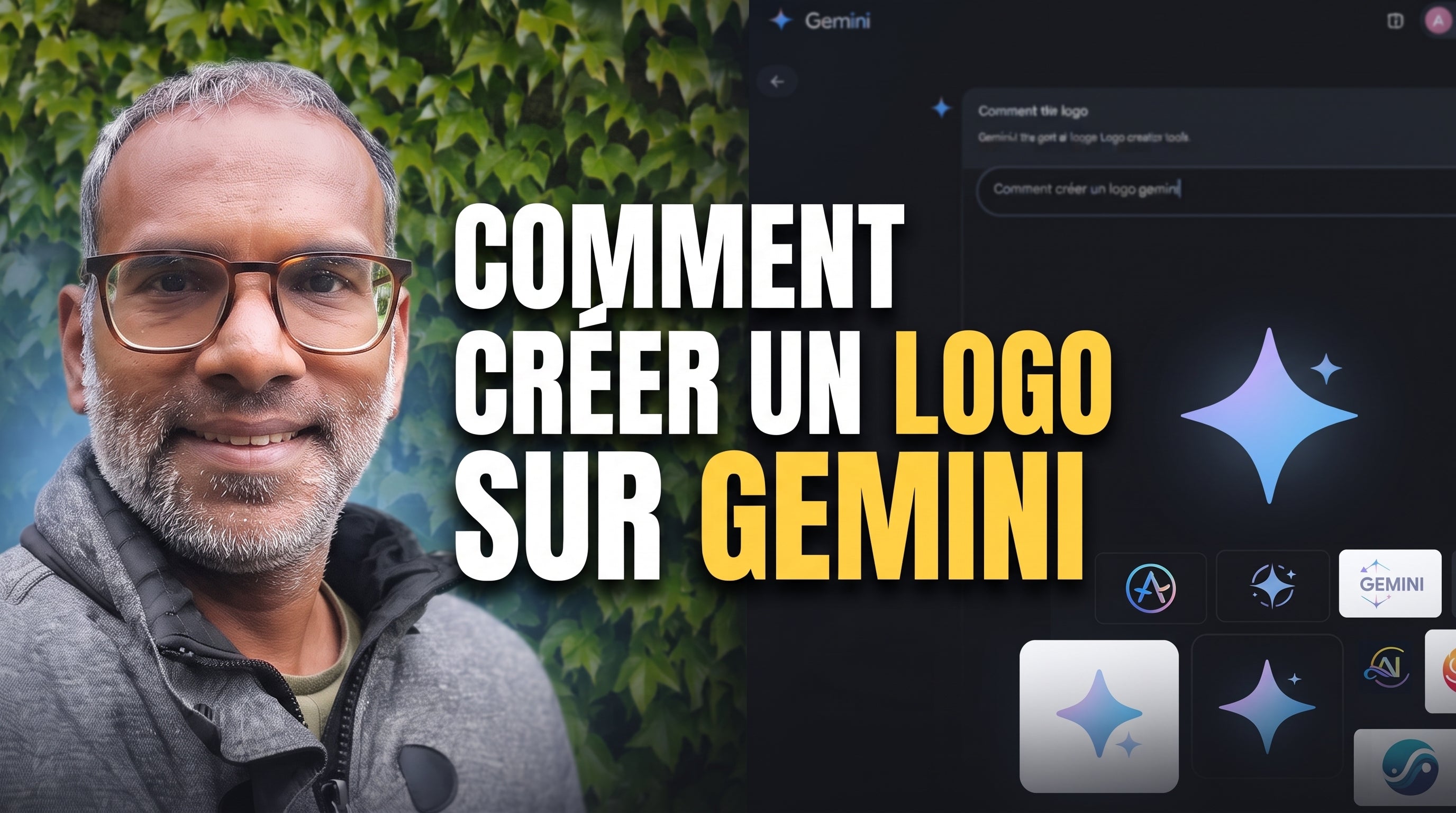 Tuto N°13 - Comment créér un logo sur GEMINI (MP4) IA