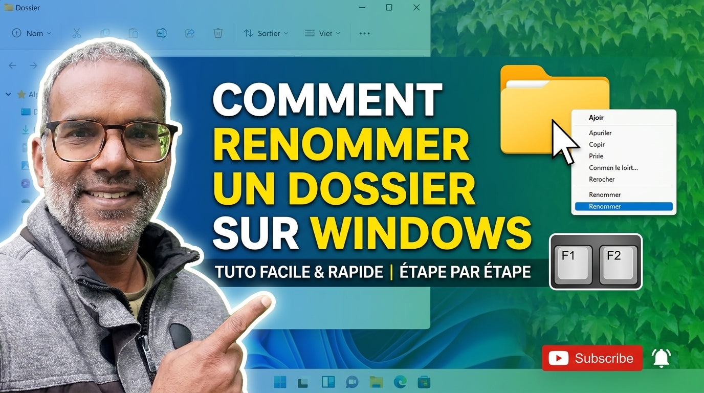Tuto N°3 - Comment renommer un dossier sur Windows. (MP4)