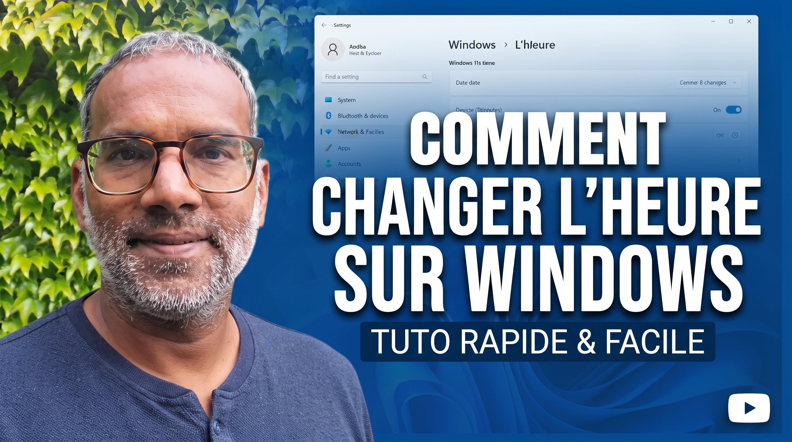 Tuto N°8 - Comment changer l'heure sur Windows (MP4)
